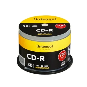 Consumível Intenso Cd-R 700mb 50 Unds 52x Pack