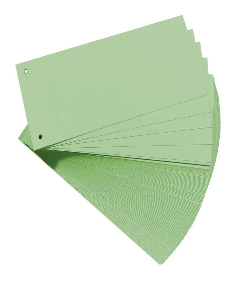 Herlitz 10843506 Separador Cartão Verde 100 Unida.