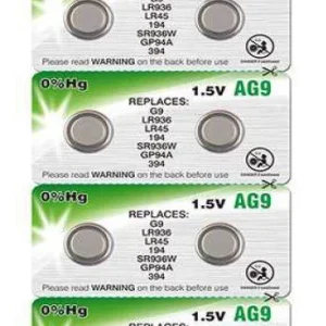 Pilha Botão Alcalina Ag9 Lr45 0% Mercurio Camelion