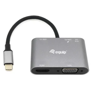 Adaptador Equip 133483 Usb-C 5-In-1 Multiport Pd .
