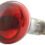160002 Lampada E27 60w 230vac R80 Vermelho