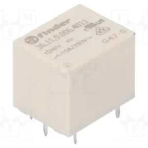 Relé: Eletromagnético, Spdt, Ubobina : 6vdc, 15a,.