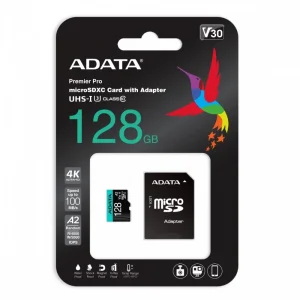 Micro Sdxc 128gb Uhs-I  U3 Class 10 V30 Adata C/ .
