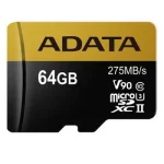 Micro Sdxc 64gb Uhs-Ii U3 Class 10 V90 Adata C/Ad.