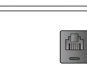 Rj11 Modem Lead com Adaptador Bt 3.0m