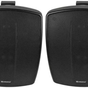 Pack 2 Colunas Ip44 6" 8 Ohms Preta