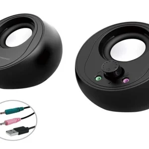 Coluna de Pc 2.0 Canais Bluetooth 10w Preto - Con.