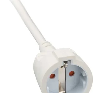 Extensor Nedis Schuko - Schuko (Fêmea) 5m Branco