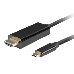 Lanberg Ca-Cmhd-10cu-0030-Bk Adaptador de Cabo De.