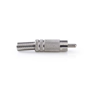 Ficha Rca Macho Metalico