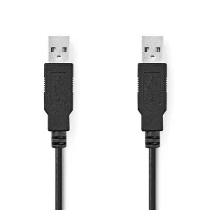 Cabo Usb 2.0 Macho-Macho 3m Preto Nedis