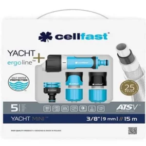 Cellfast-Conjunto para Rega Yacht Mini-3/8"-15m