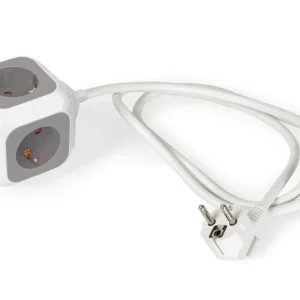 Extensão Elétrica 4 Tomadas 1,4m Cubik Branco