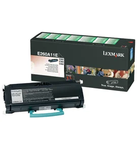 Toner Lexmark E260a11e Preto de Retorno 3,5k a 5%.