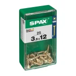 Spax 4081020350121 Parafuso/Porca 12 Mm 25 Unidad.