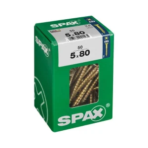 Spax 4081020500807 Parafuso/Porca 80 Mm 50 Unidad.