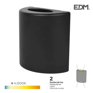 Aplique LED 6w 60lm 4.000k Luz Dia Oval Edm