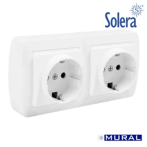 Base Dupla Bipolar com T/T Lateral 148x72x42mms. .