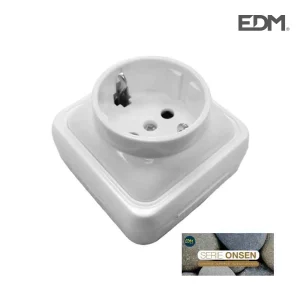 Tomada Schuko T/Tl Superficie Serie Onsen Blister