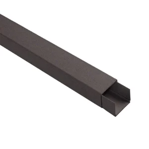 Canal 10x20mm com Adesivo, 2m. Grafite. Solera (P.