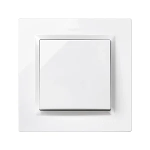 Interruptor Cruz Branco com Quadro