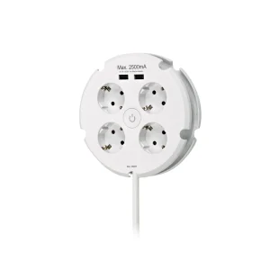Múltipla Base Combi 4 Saídas + 2 Usb
