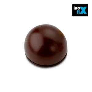 Batente Adesivo Flexivel Castanho (Blister 2 Unid)