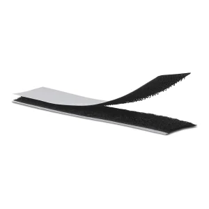 Fita Adesiva Tipo Gancho e Bucle 2x10cm. Preto 21.