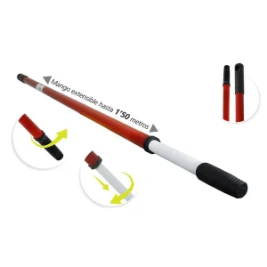 Cabo Metálico Extensível 86-150cm Rosca Ø22mm