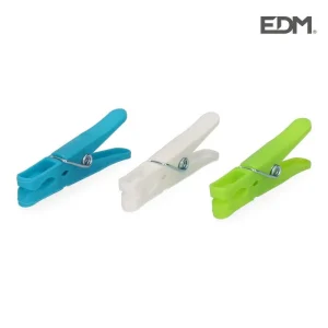 Pack 24 Molas de Plástico 8cm Edm