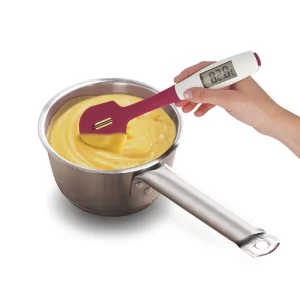 Espátula de Silicone com Termômetro Digital