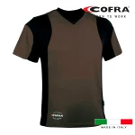 T-Shirt Cofra Java Castanho / Preto - Tamanho L