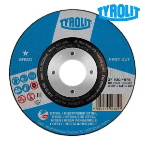 Disco de Desbaste 27c 125x6x22,23 A30p-Bfb Tyrolit