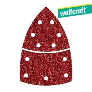 Pack 10 Lixas Adesivas, Corindon Grao 60 Perfurada