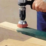 Escova Tipo Taça em Fio de Nylon. Agressiva. Hast.