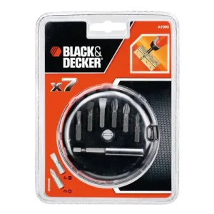 Jogo de 7 Peças Black & Decker A7090 para Aparafu.