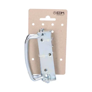 2 Uni. Pega Dobrável com Stop 100 Mm Cor Zinco Em.