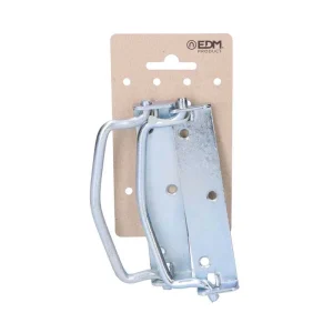 2 Uni. Pega Dobrável com Stop 125 Mm Cor Zinco Em.