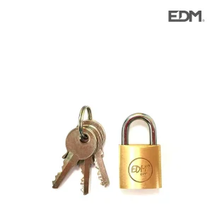 Cadeado Latão Arco Normal 20x12mm Blister