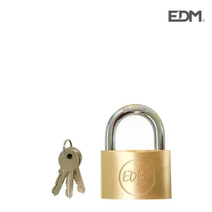 Cadeado Latão Arco Normal 40x23mm Blister