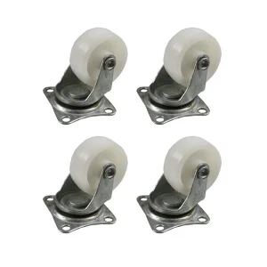 Set 4 Rodas 50mm Brancas