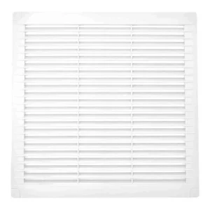 Grelha de Ventilação Quadrada com Plugues e Mosqu.