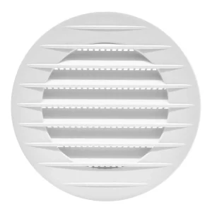 Grelha de Ventilação Redonda com Inserção, Abs, C.