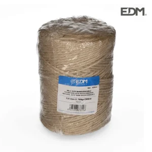 Fio Natural Jute Biodegradavel 3 com Bobina 750g/2