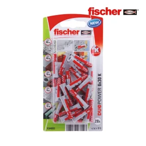Bucha Nylon Duopower 6x30 (28un) Fischer