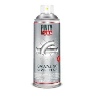Spray Galvanizado Pinty Plus Tech Preteado - 520ml