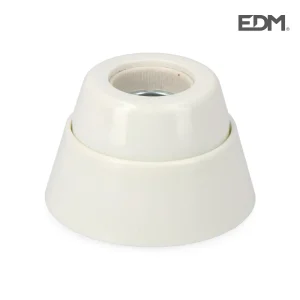 Casquilho E27 de Superficie Recto Porcelana Embala