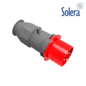 Ficha Cetac 3 P+T Vermelho 16a Embalada