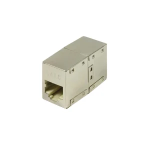 Adaptador Cat. 6 Rj45 para Unir Dois Cabos Rj45