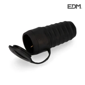 Ficha Femea Borracha 16a 4,8mm com Tampa T/Tlficha